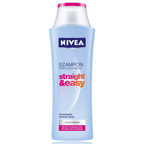 nivea hair care straight & easy szampon prostujący włosy