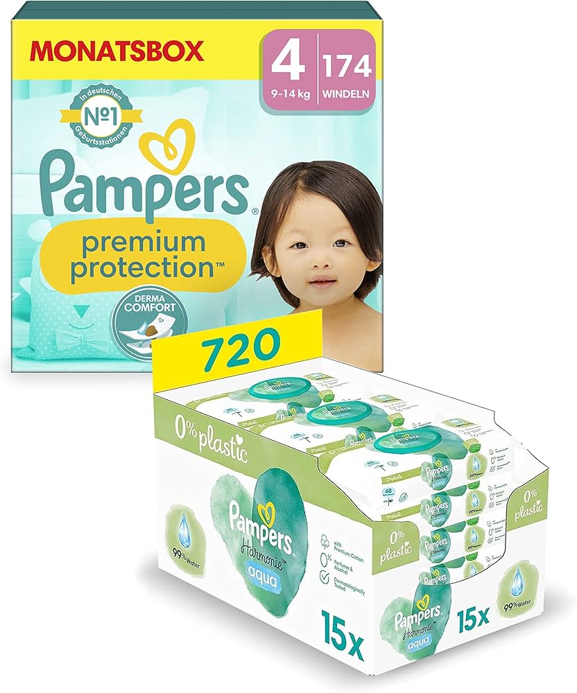 pampers 174 pieces