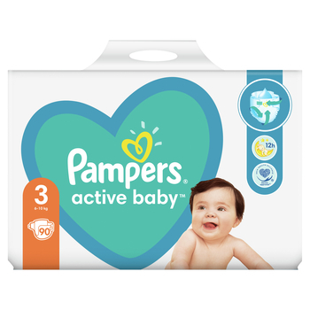 pampers active baby dry 3 96 pieluszek allegro