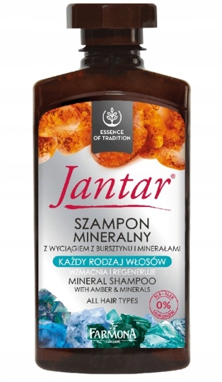 szampon jantar z minerałami