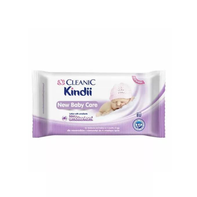 chusteczki nawilżane cleanic kindii new baby care