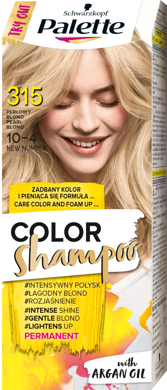 szampon koloryzujący blond palette