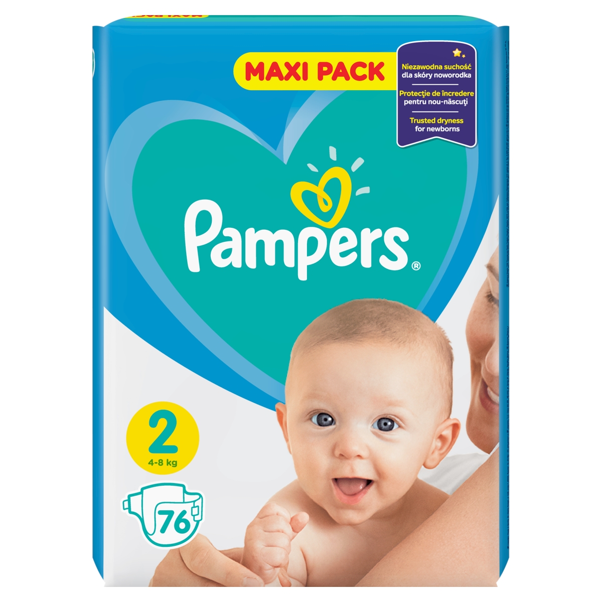 pieluchy pampers 2 maxi pack