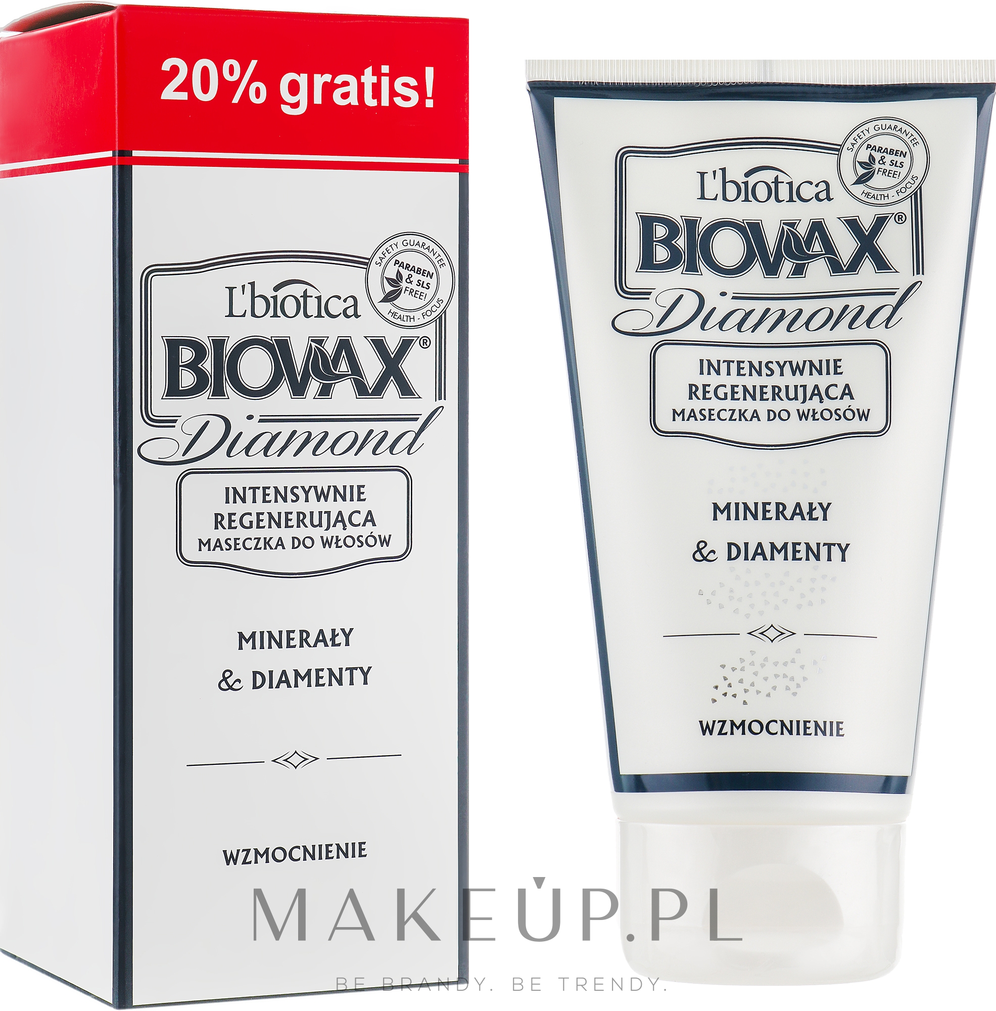 wizaż biovax minerały diamenty szampon