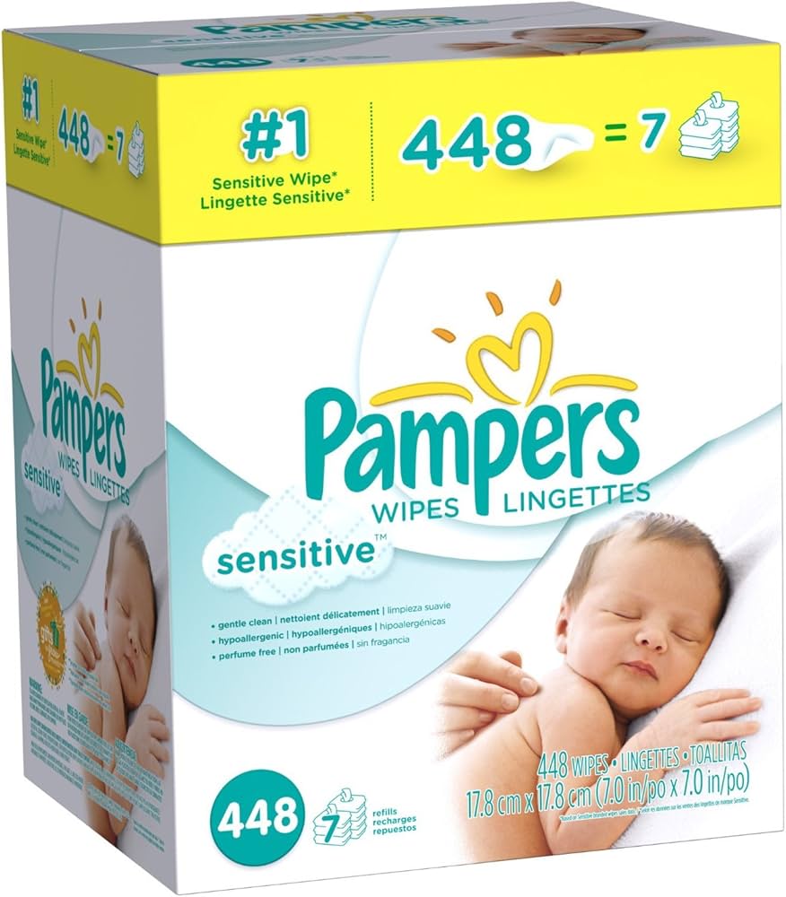 pampers sensitive clean