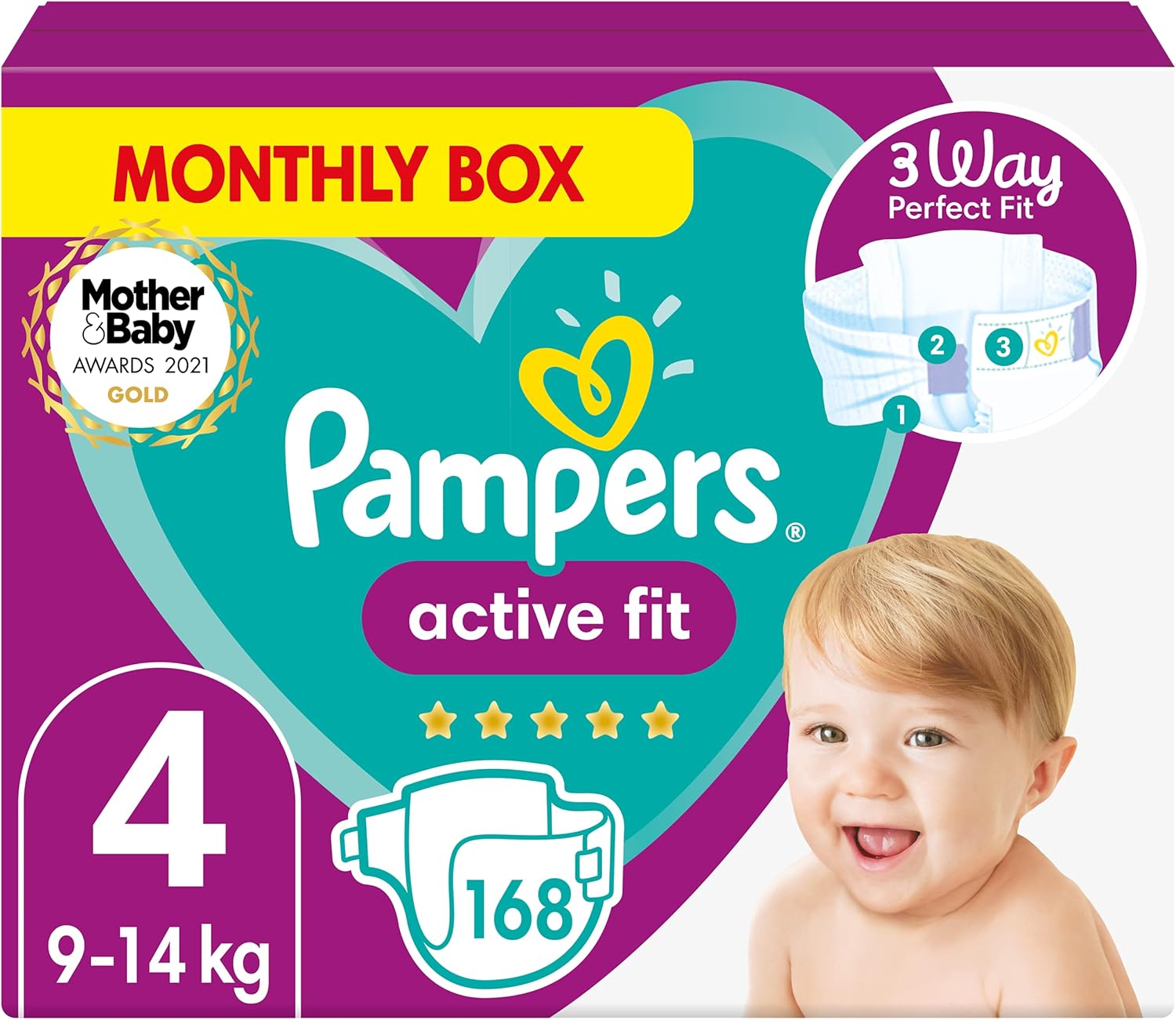 pampers active fit 4