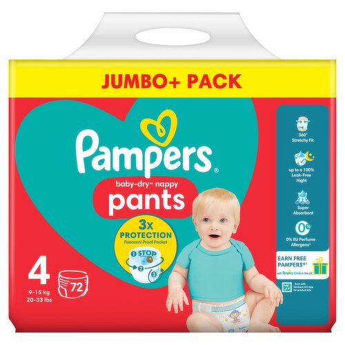 pampers pants 72