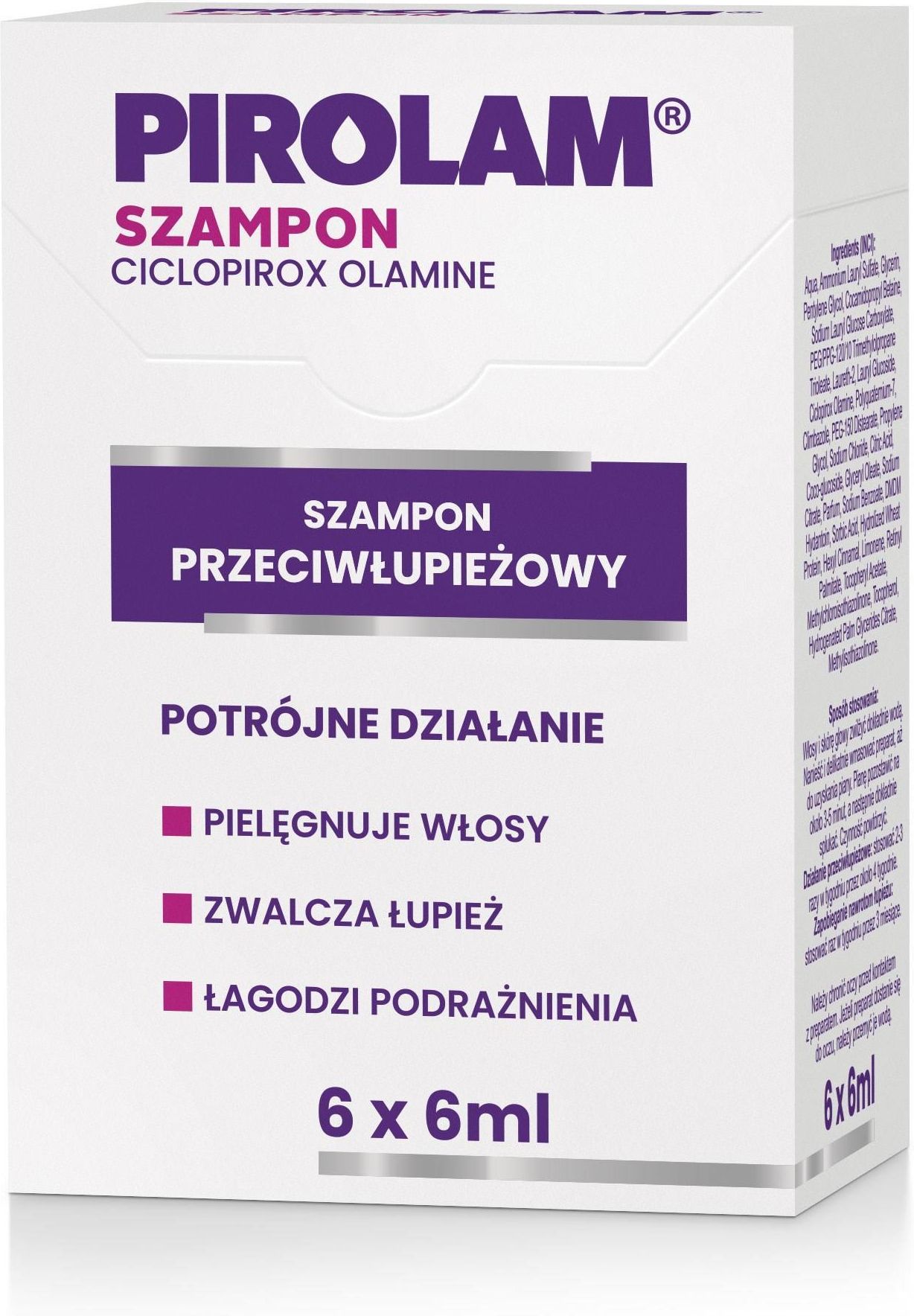 szampon przeciwlotniczy w saszetkach