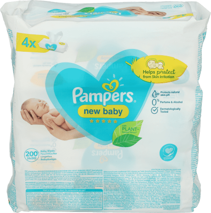 pampers chusteczki od urodzenia