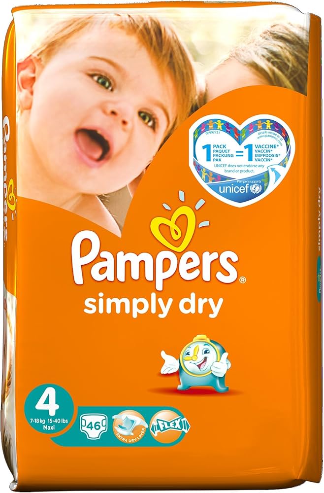 pampers 4 pomaranczowe