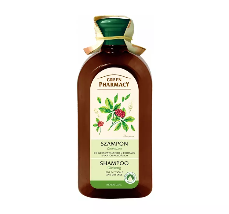 szampon green pharmacy żeń szeń na wlosy wysokoporowate