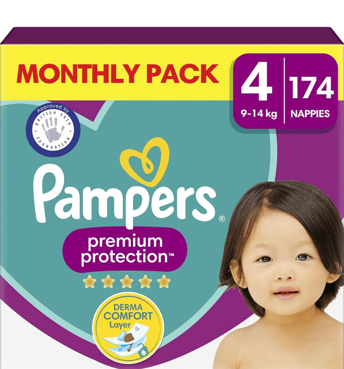 pampers premium active fit 4