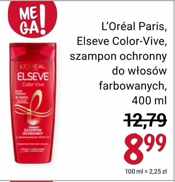 loreal color-vive szampon ochronny rossman