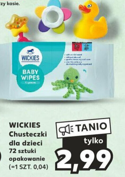 chusteczki nawilżane wickies kupić