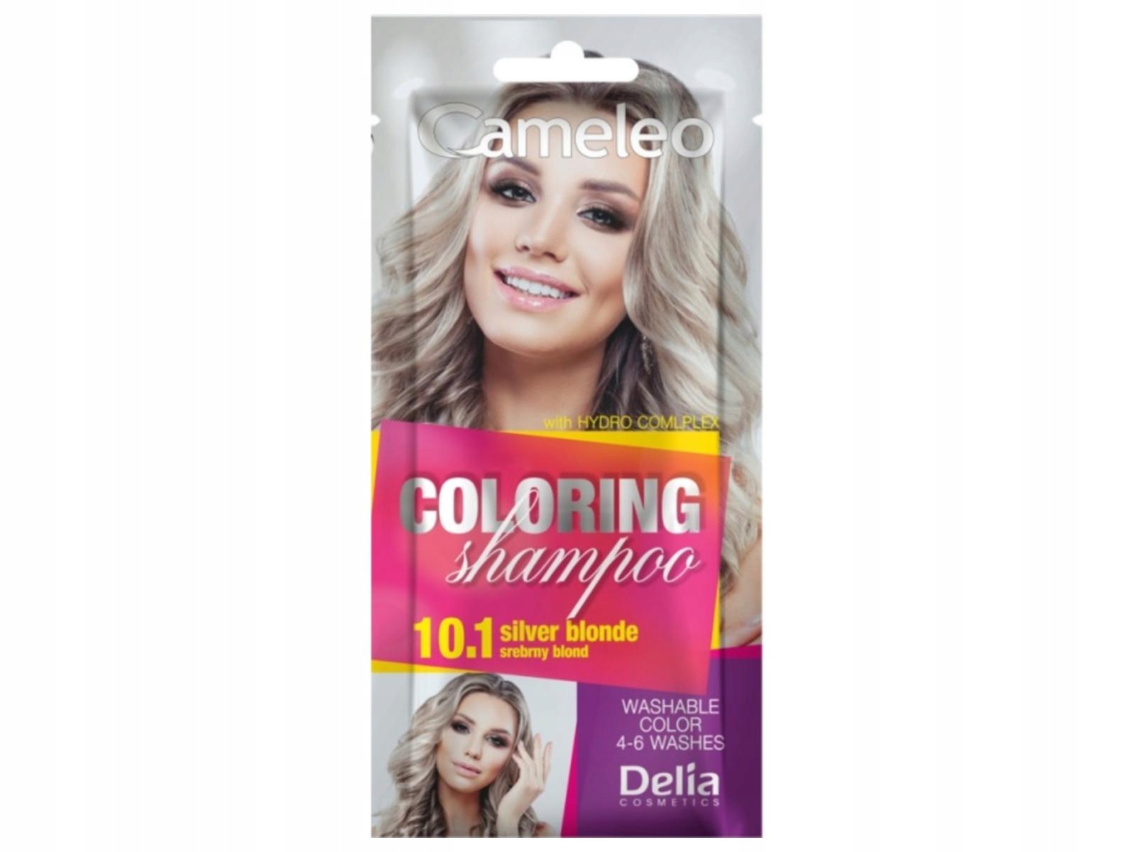 szampon koloryzujący 10.1 srebrny blond delia