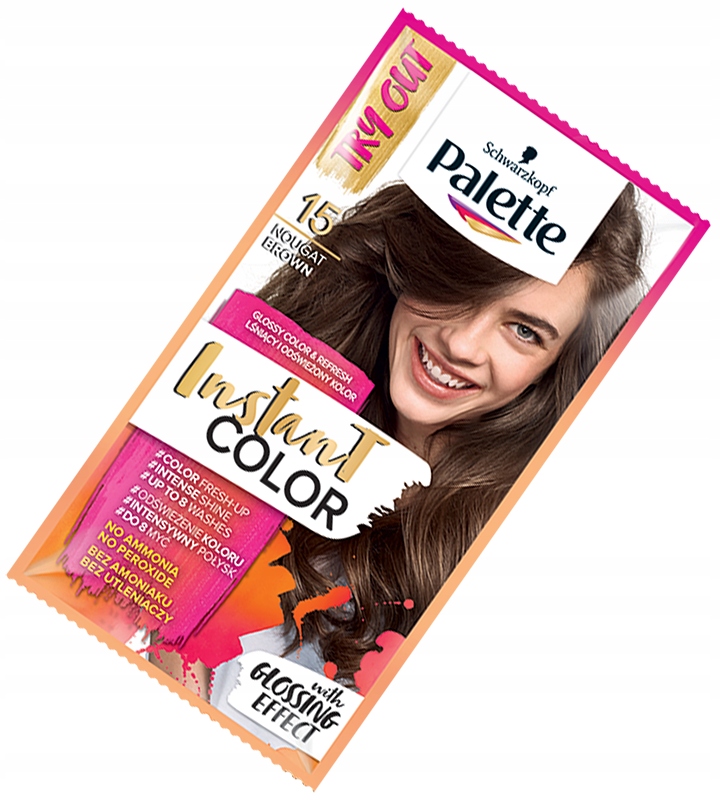 palette instant color 15 nugatowy brąz szampon koloryzujący