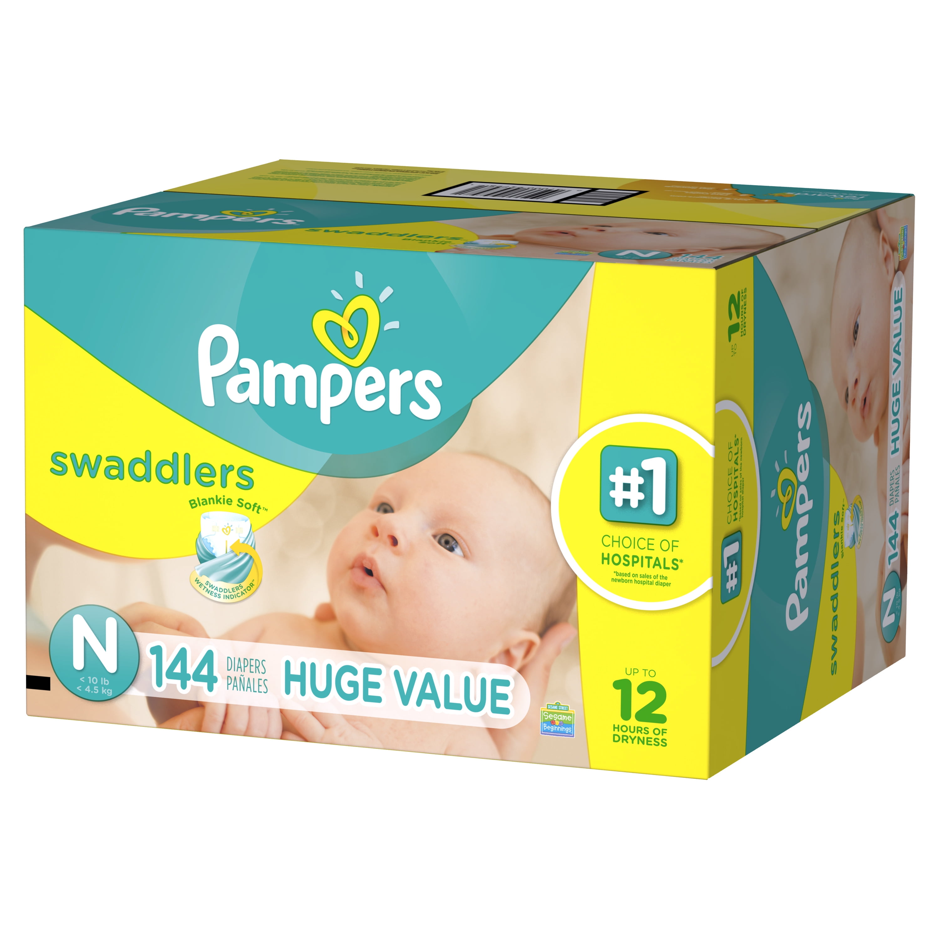 pampers 144 wstuki cena