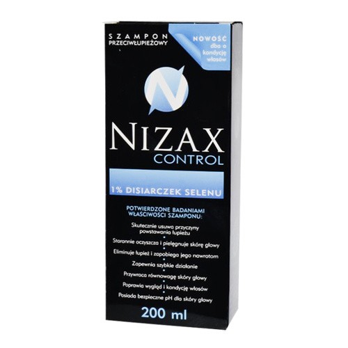 nizax control szampon przeciwłupieżowy 200 ml