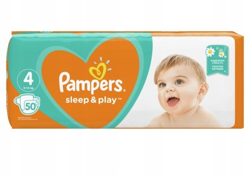 pieluszki pampers 4 sleep play