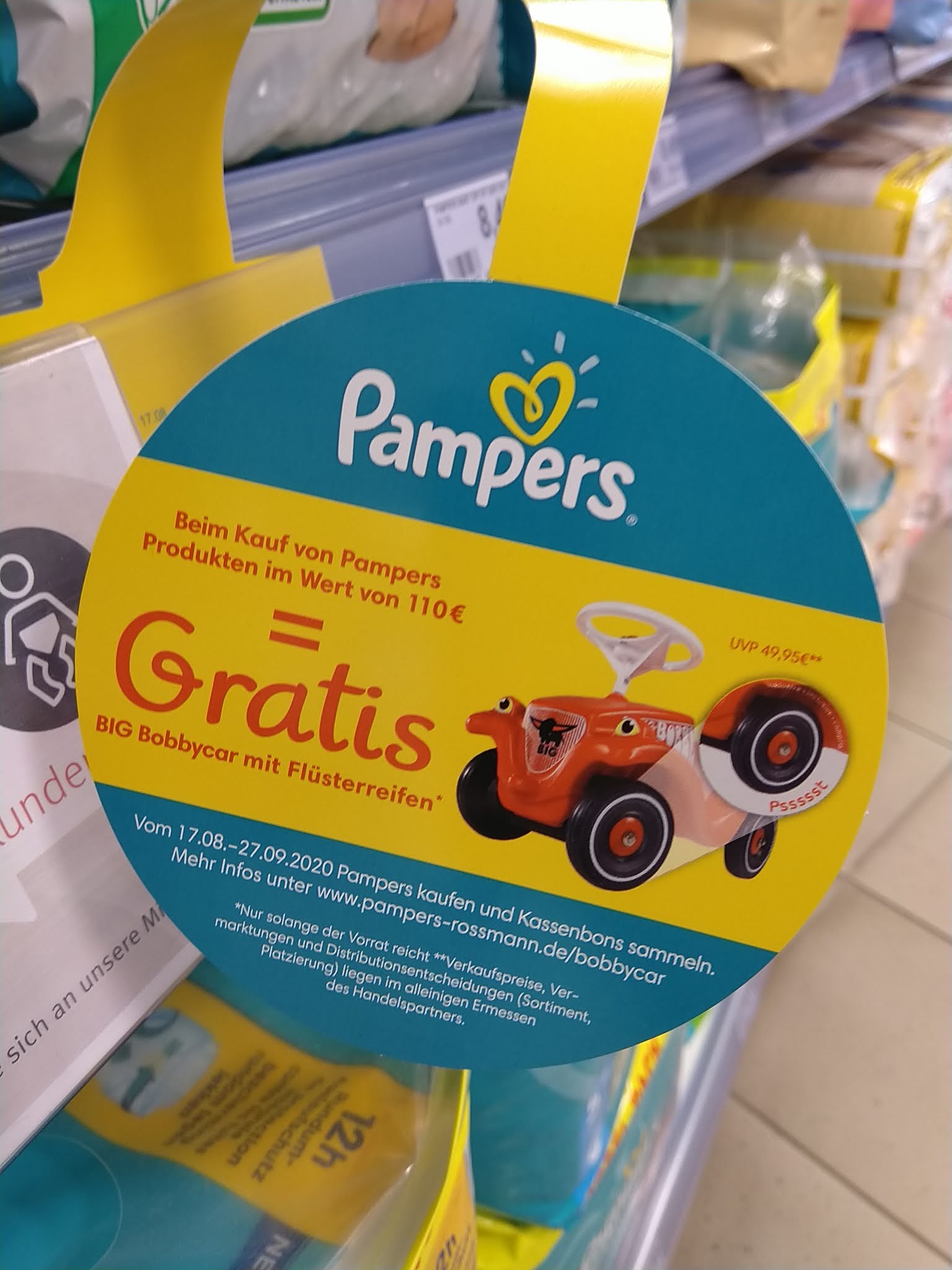 rossmann gratis pampers