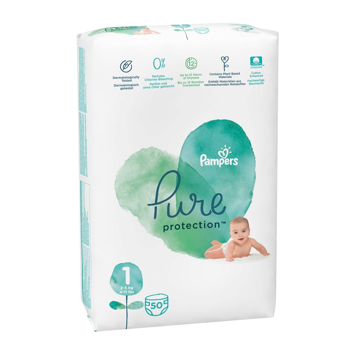 pampers pure 1 cena