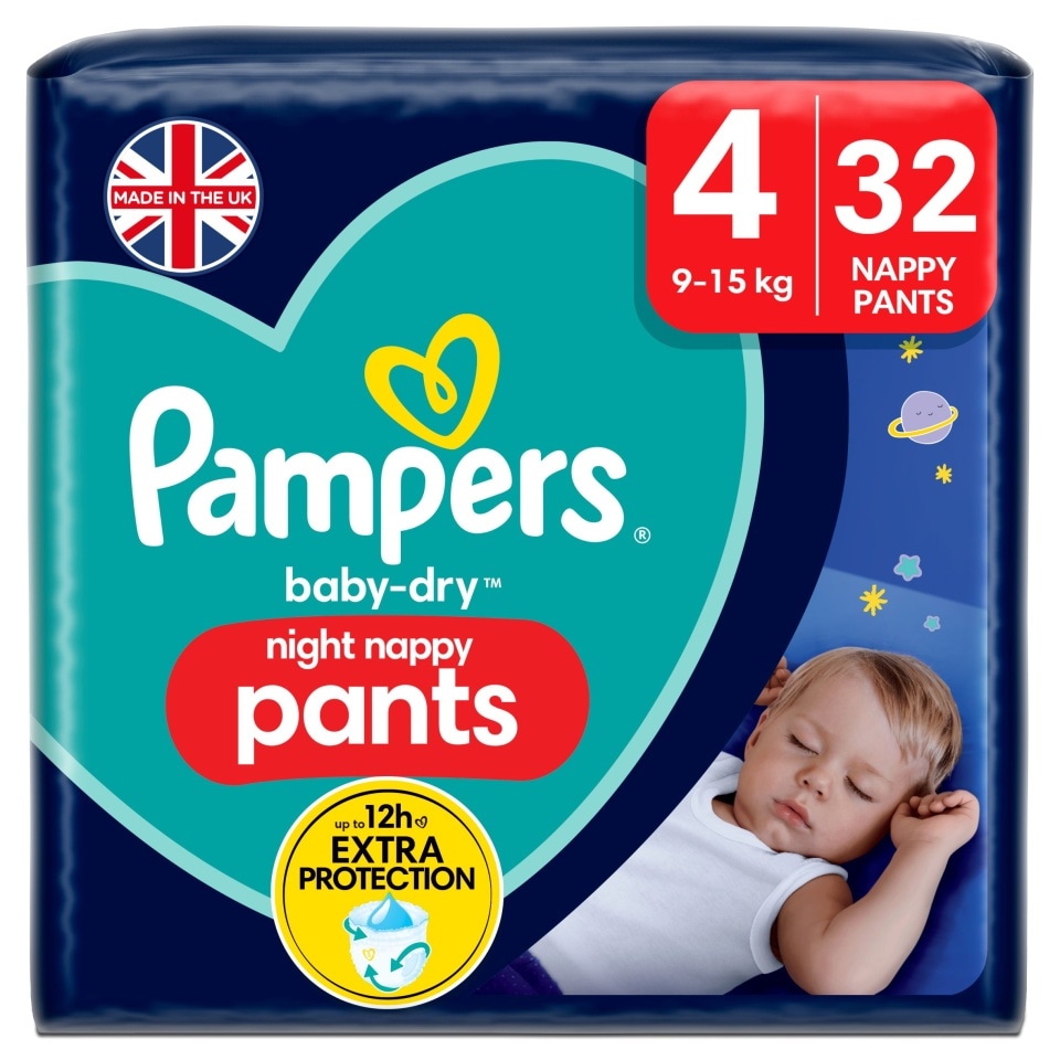 pampers tesco 4+