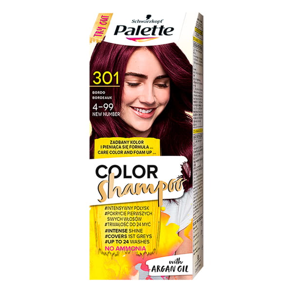 szampon koloryzujący palette with oil argan palette z oil arganowy