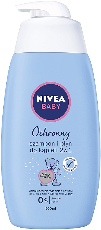 nivea łagodny szampon i płyn