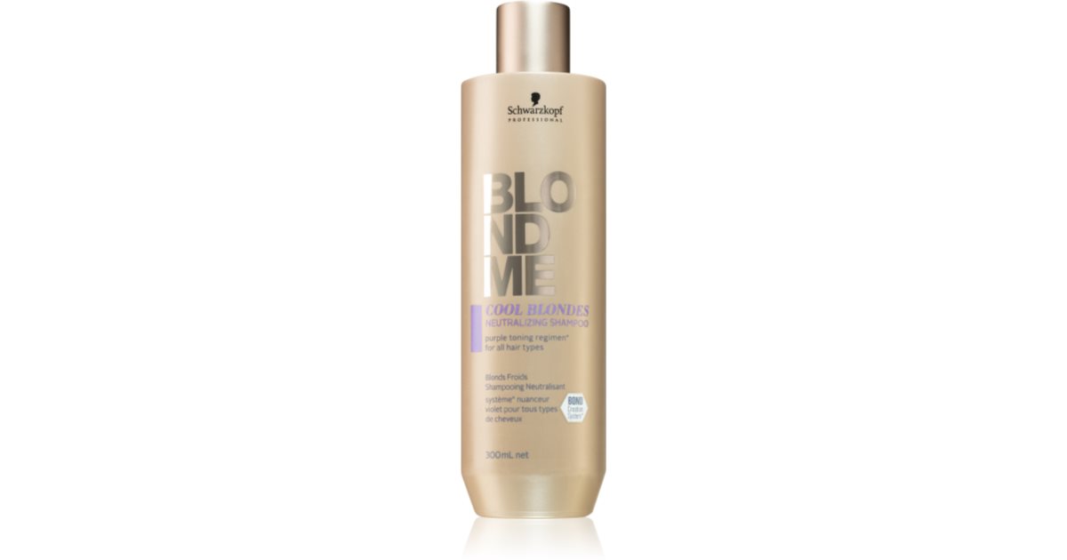 schwarzkopf professional blondme szampon tonizujący do włosów blond