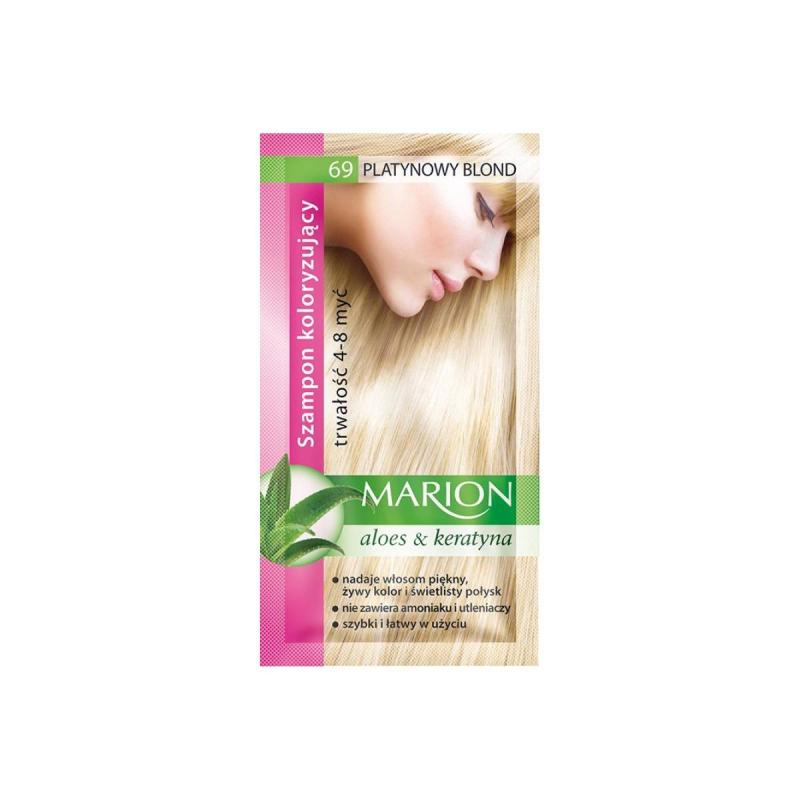 marion szampon koloryzujący platynowy blond 69