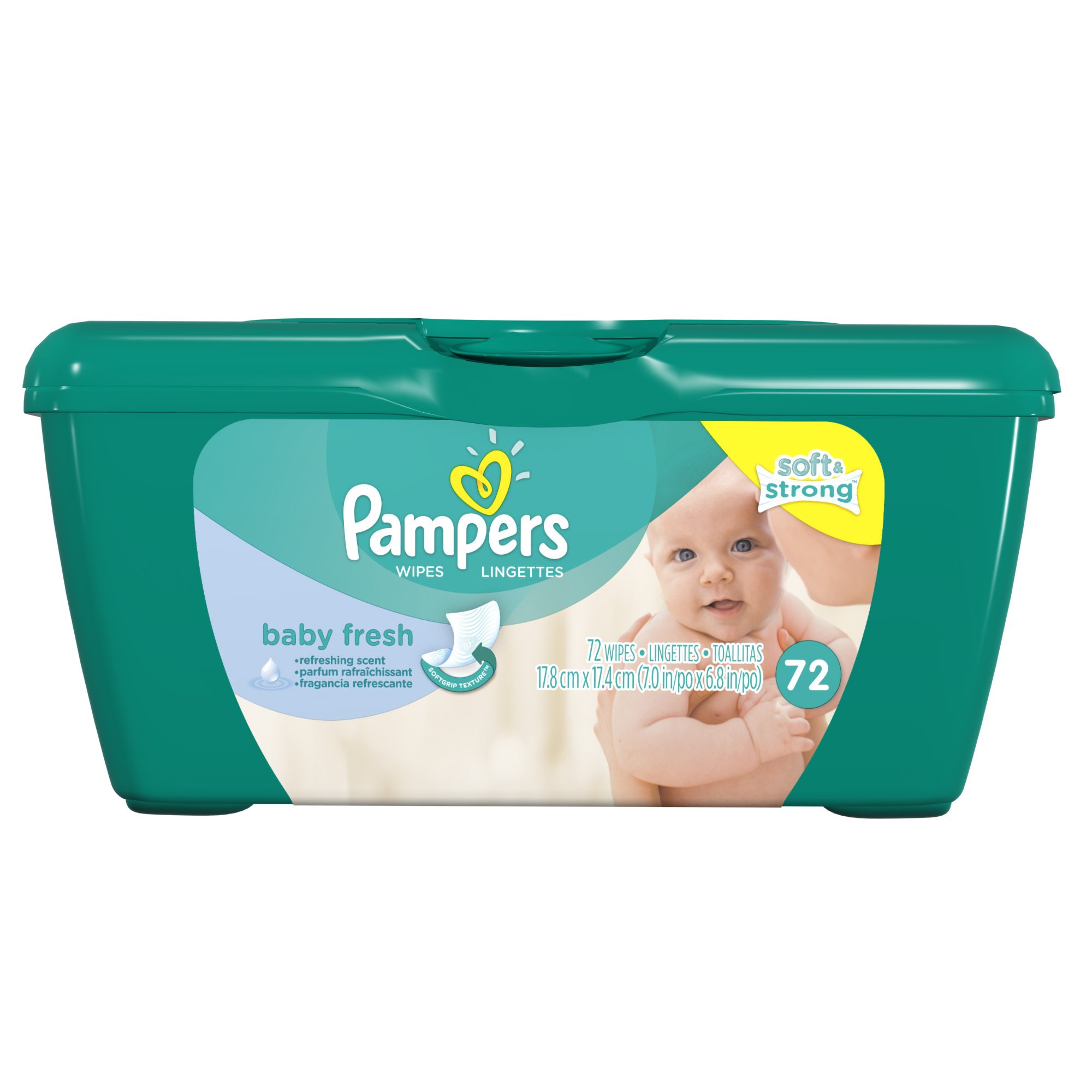 pampers box baby wipes