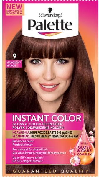 palette instant color szampon koloryzujący nr 9 mahoń