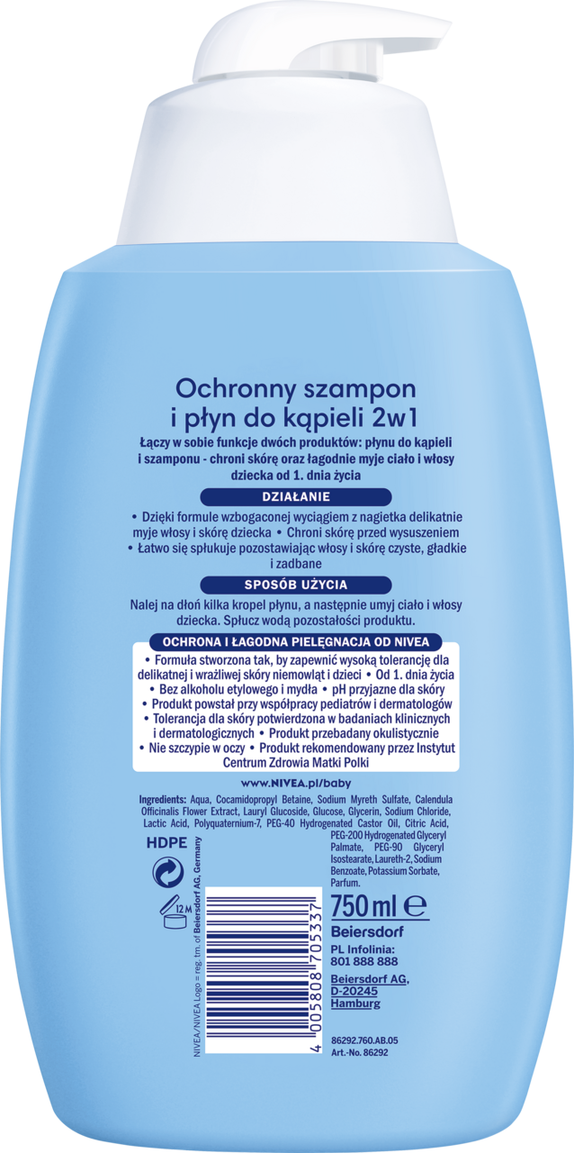 nivea baby ochronny szampon sroka