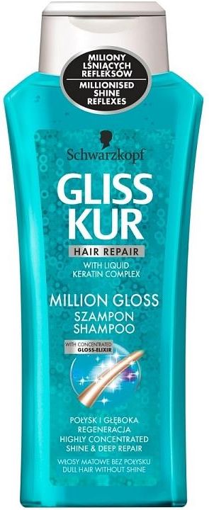 gliss kur million gloss szampon 400 ml