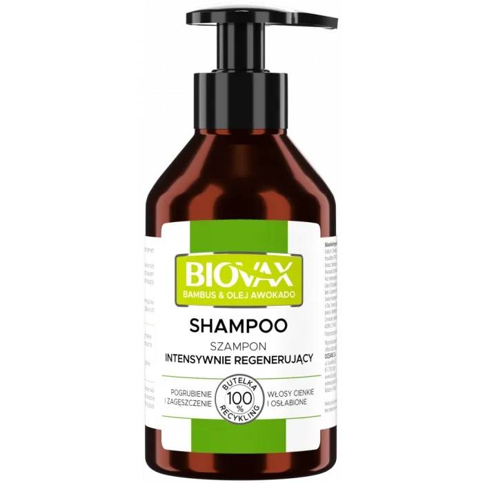 biovax intensywnie regenerujący szampon do włosów pogrubiająco