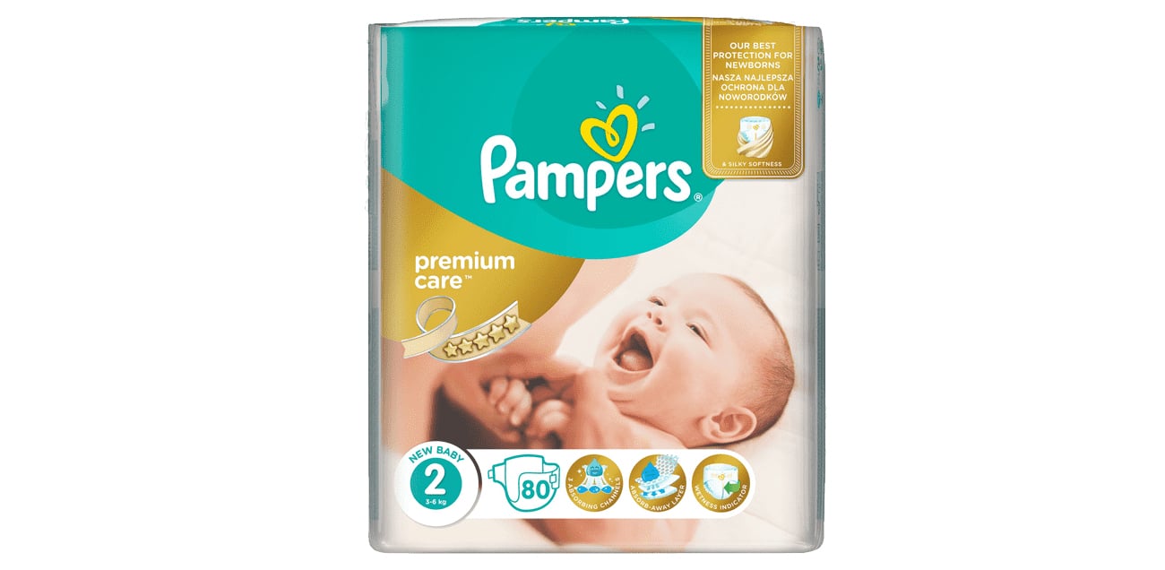 pampers premium care newborn 1 3-6kg 80szt