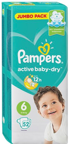 pampers 6 active baby dry