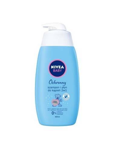 nivea baby łagodny szampon i płyn do kąpieli 2w1