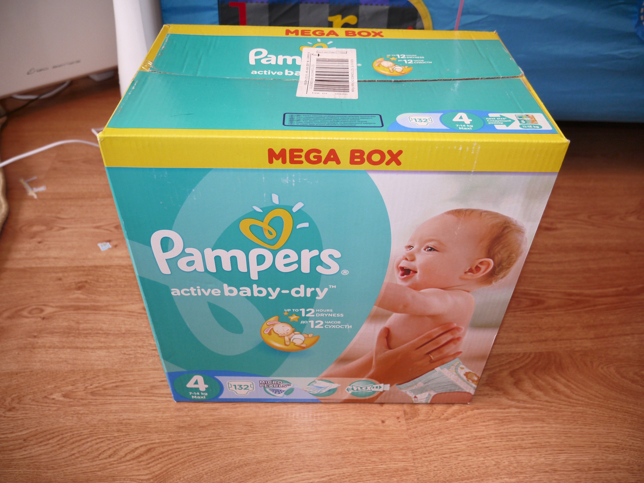 pampers упаковка количество