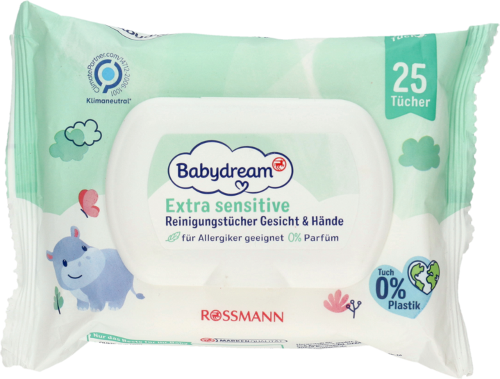 babydream chusteczki nawilżane dwupak