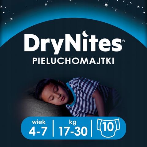 pieluchomajtki huggies drynites dziewczynki 4-7 lat