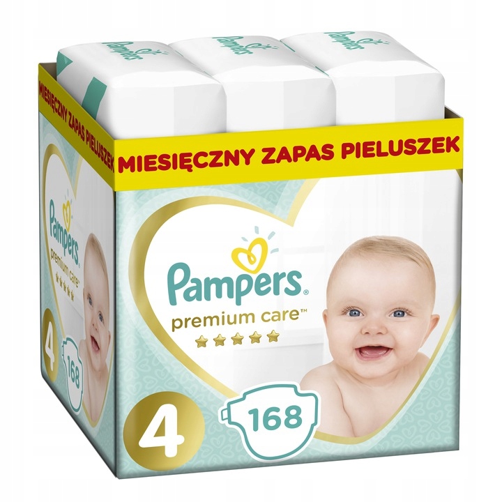 pampers pieluchy premium care 4 maxi 168