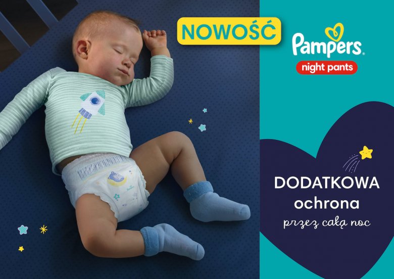 pampers po całej nocy