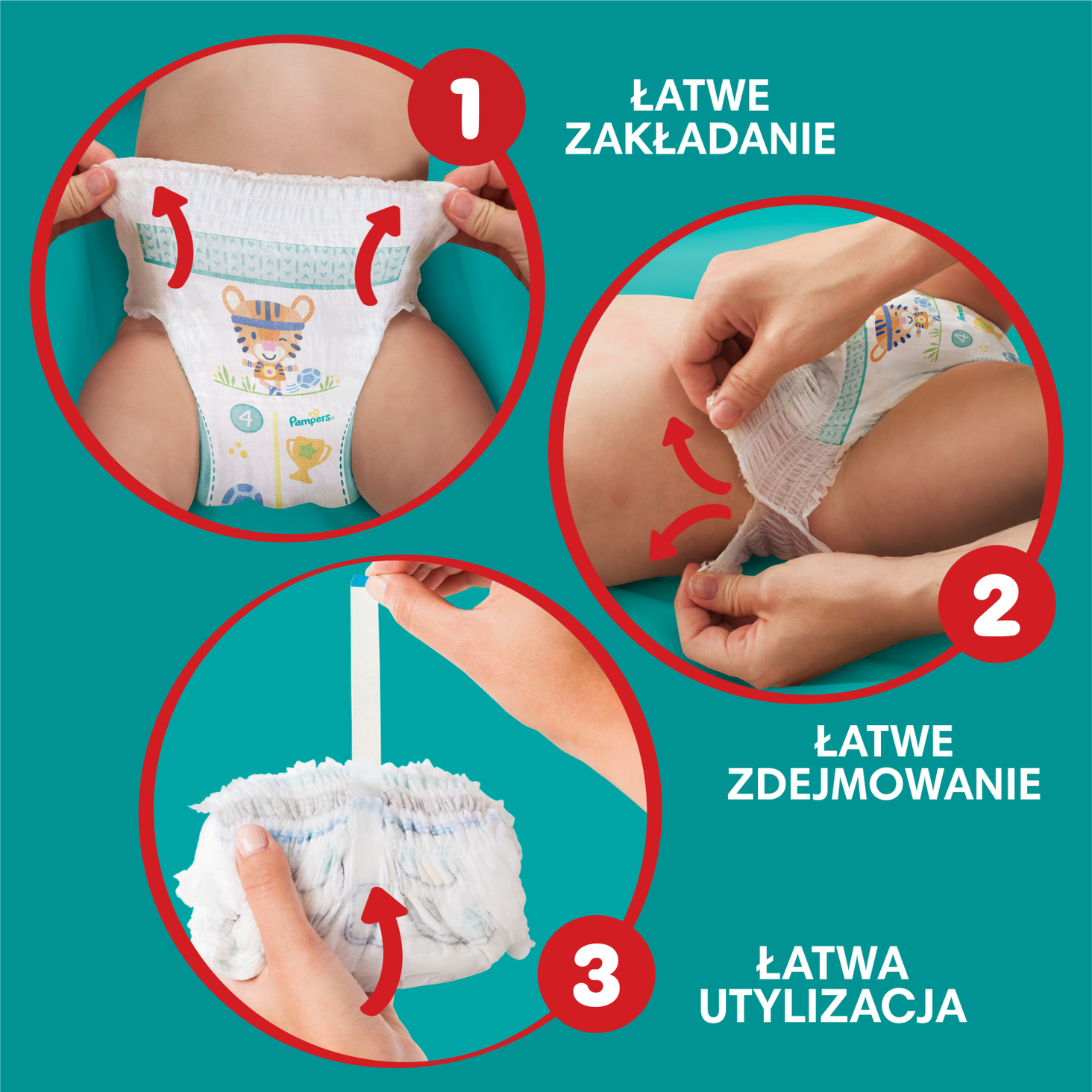 pampers rozmiar 3 176 sztuk