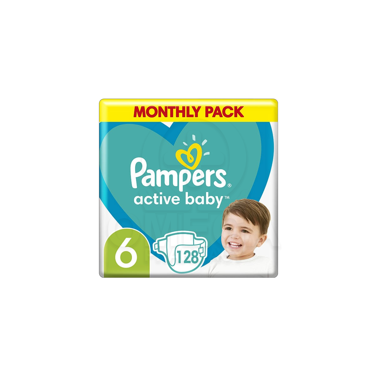 pampers active baby 6 monthly pack