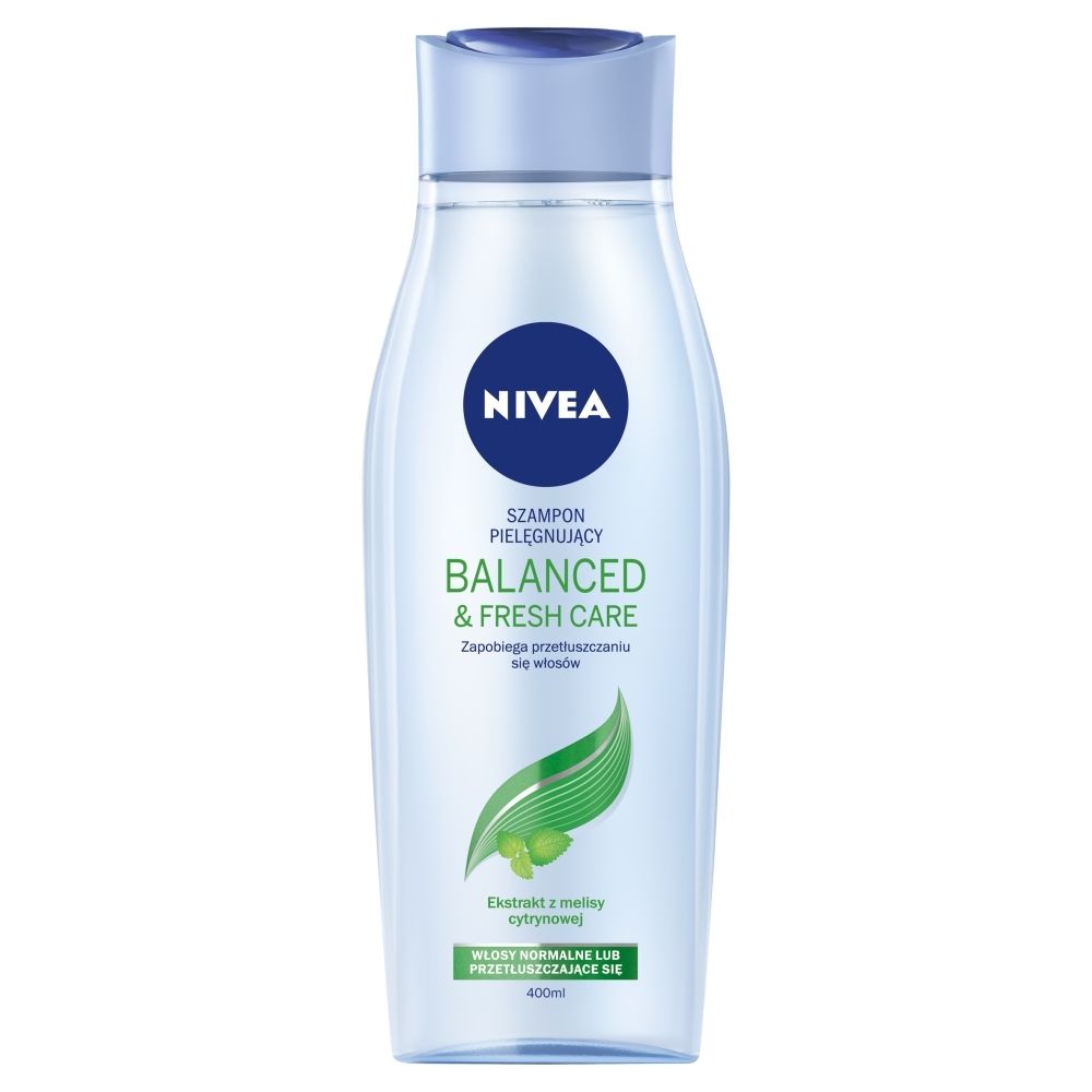 nivea balanced & fresh care szampon pielęgnujący 400 ml