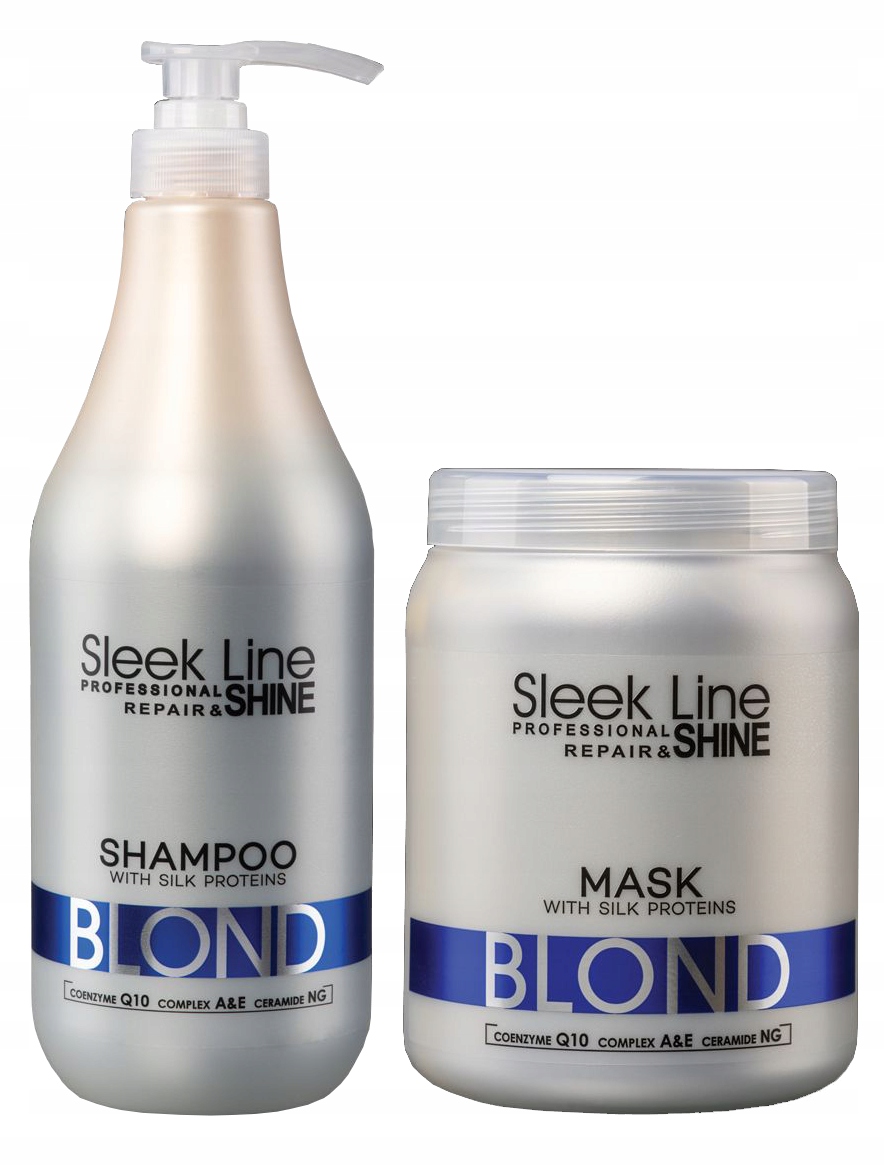 szampon sleek line shine blond