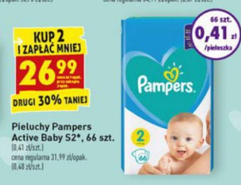 pampersy pampers 2 promocja