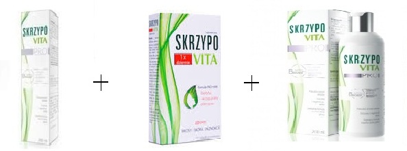 skrzypovita pro zestaw szampon serum tabletki