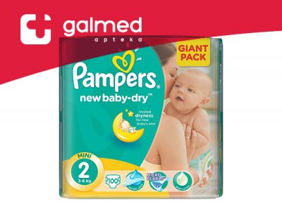 pampers new baby dry 2 mini 100 szt